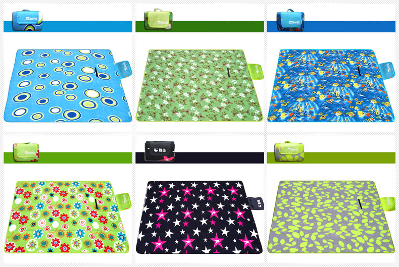 Chiến thắng dã ngoại ngoài trời Mat Độ ẩm Pad Cắm trại hoang dã 200x200 Lều thảm Du lịch mùa thu Thảm tăng - Thảm chống ẩm / Mat / Gối xốp trải sàn cho bé