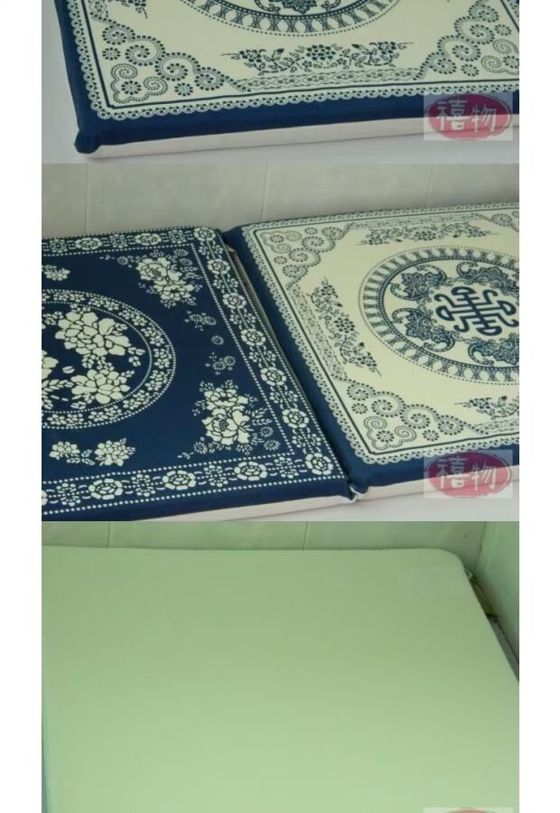 Trung Quốc phong cách Trung Quốc vải bông sofa đệm ghế ăn đệm mat Văn phòng đệm xốp Wufu sinh nhật 43 thảm lót sofa