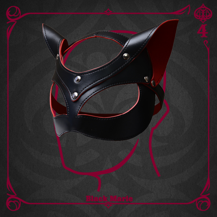 BlackMarie Queen Cat Mask Role Play BDSM K9 Tuning Adult Sex Toy cos