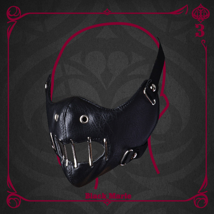 BlackMarie Hannibal Mask Halloween Role Play Motorcycle Mask Sex Passion