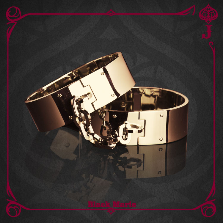BlackMarie metal dual-purpose jewelry bracelet sm bracelet hand fine steel gift sex toys