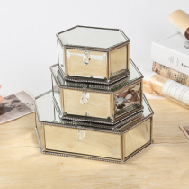 Eurostyle minimalist first accessories box containing box glass gift silver ornament containing box handiwork sample plate room swing piece