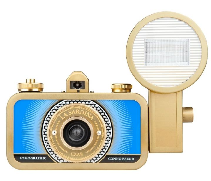 Cổ điển Lomo Máy Ảnh La Sardina Coyote Kim Loại Coyote Bronze Phiên Bản Đặc Biệt Cá Mòi