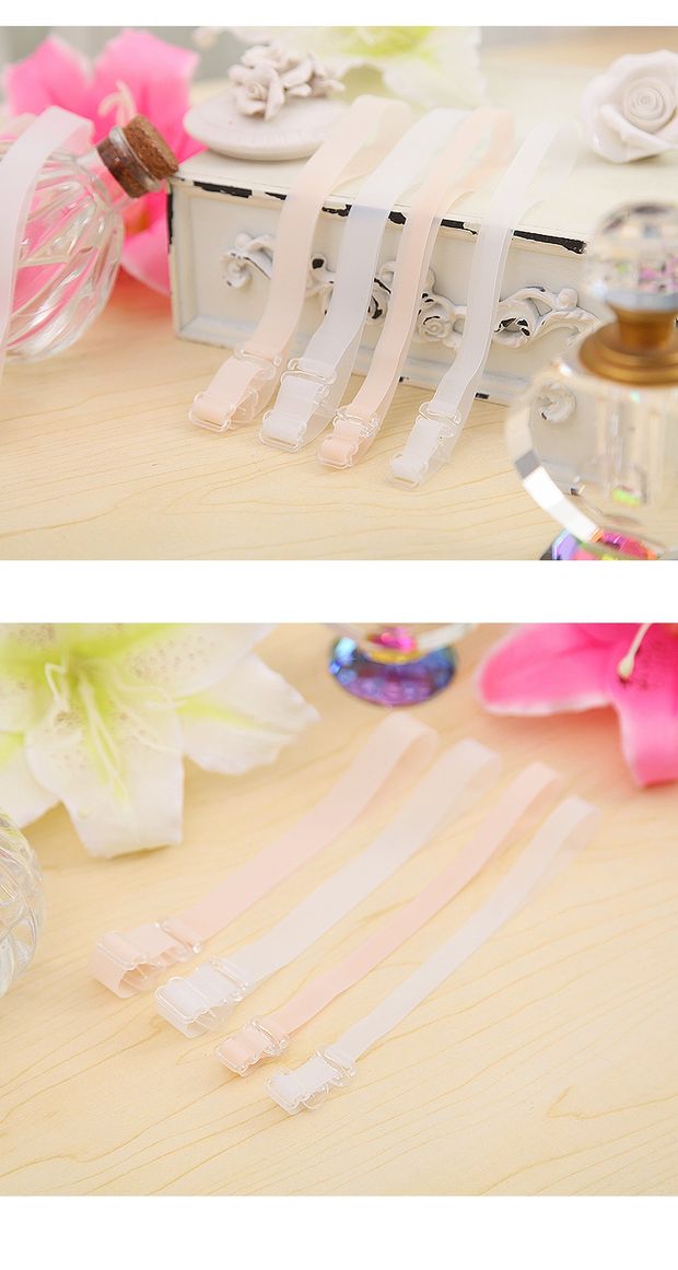 Đồ lót có dây đeo vai trong suốt vô hình chống trượt liền mạch làm đẹp có thể lộ ra một từ cổ áo ngực phụ kiện dây đeo day ao lot
