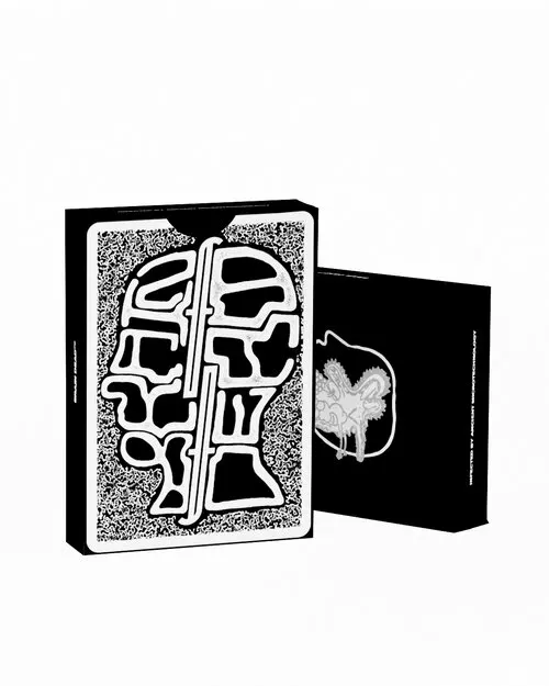 Карточка Brain Dan v2 может быть ч/б, мозг, смерть, покер, Fontaine x deadbraid цветок резонанс магия коллекция