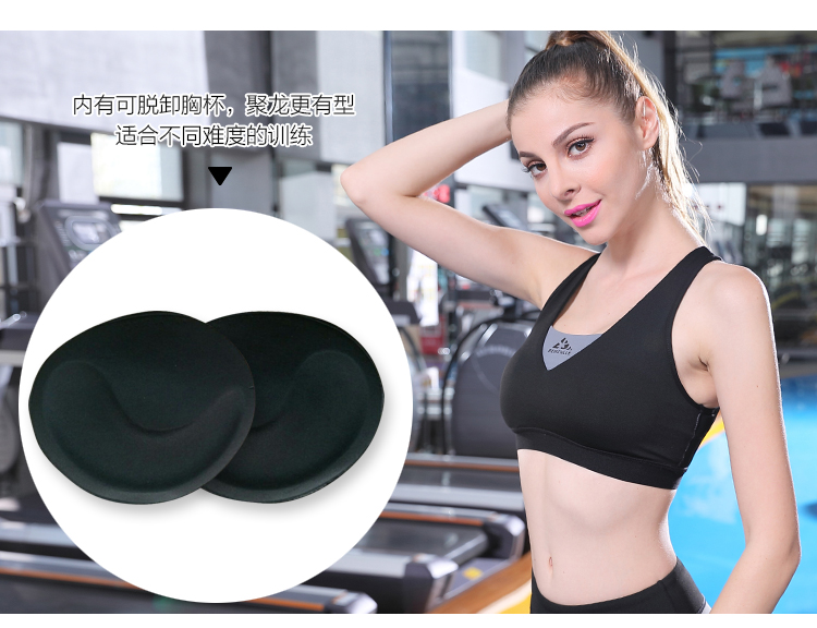 Mùa xuân 2019 mới mỏng phần thể thao đồ lót nữ sốc chạy chạy tụ tập đầy đủ áo ngực áo ngực yếm - Đồ lót thể thao áo bra tập gym