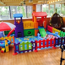 Direct sale naughty Castle ball pool fence childrens game fence plastic child prodigy amusement park slide safety fence