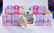 New thick plastic safety fence childrens play fence baby crawling safety guardrail ocean ball pool Park