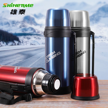 Xiongtai insulation pot household 304 stainless steel outdoor travel pot men and women hot water kettle large capacity insulation water Cup