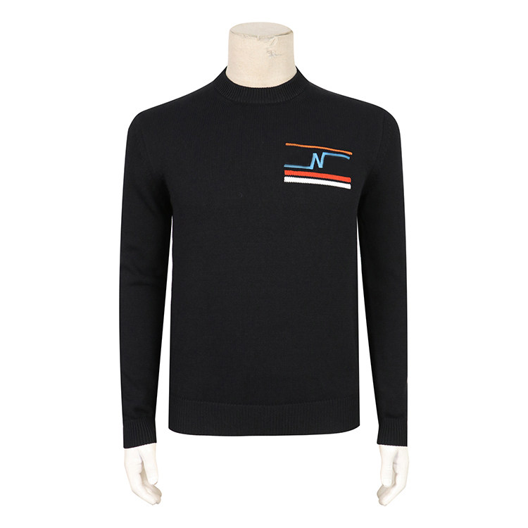 Special 990 Winter black round collar needlework Damp Chest Front Letter Embroidery Pattern