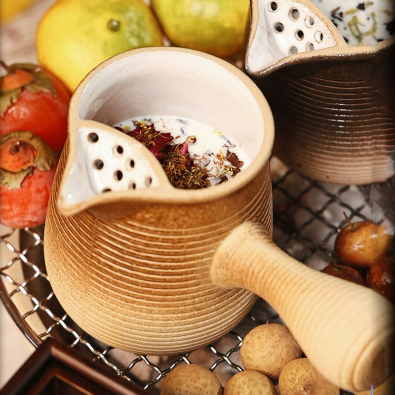 Winter walled oven cooking teapot home indoor Yunnan jars milk tea stall and cooking tea maker Tao pot roast milk tea pot cooking milk-Taobao