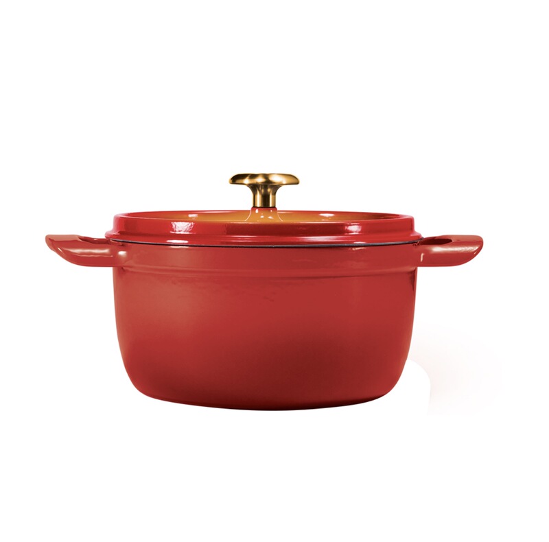 Special Offer: Costco m Store Will Check on Montina Cast Iron Enamel Pot for Cooking, 3.7L Large Capacity, Suitable for Soup and Health-Preserving Dishes