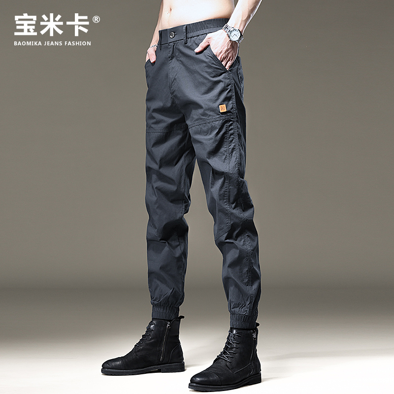 High-End Functional American-Style Work Pants for Men, 2025 Autumn and Winter New Style Jogger Pants, Trendy Brand with a Wrinkled Feel, Comfortable and Stretchy Casual Pants for Men