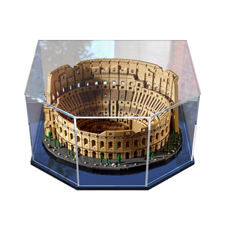 Chuandi acrylic dust cover lego 10276 ancient roman colosseum arena display box transparent cover