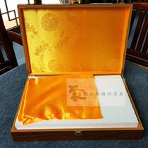 Black Tea Air Gift Box Anhua Black Tea Packaging Extra-large Black Tea Imitation Wood Brick Tea Packing Empty Gift Box