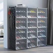 Simple shoe cabinet anti-dust economical type multilayer assembly containing plastic modern minimalist shoe rack sub-province space living-room cabinet