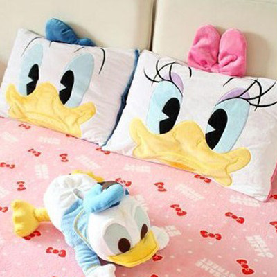 Cute Cartoon Don Old Duck Daisy Comfort Children Student Adult Single Pillow Couple Can Unpack Pillowcase Headgear