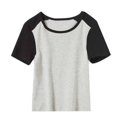 DME в стиле круглое вырезом короткий -насыщенной мала