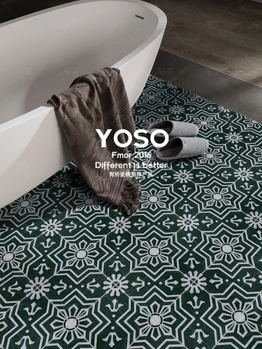 Существует марокканская сеть красная плитка чернила зеленая ретро кухонная туалет, дом и завтрак, общежитие, плитка балкона на балконе для плитки балкона