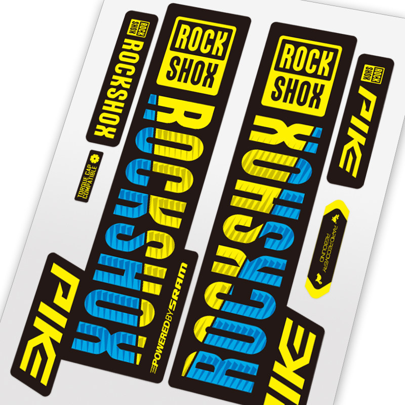 2018 FORK Sticker Mountain Bike Sticker Personalized Drawing Custom Modified Waterproof Bike Picke