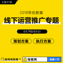 Offline push Planning plan collection Offline activity execution Shopping mall fast sales Community APP product promotion