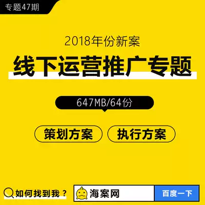Offline push planning scheme collection offline activities to implement mall fast-selling products community APP product promotion