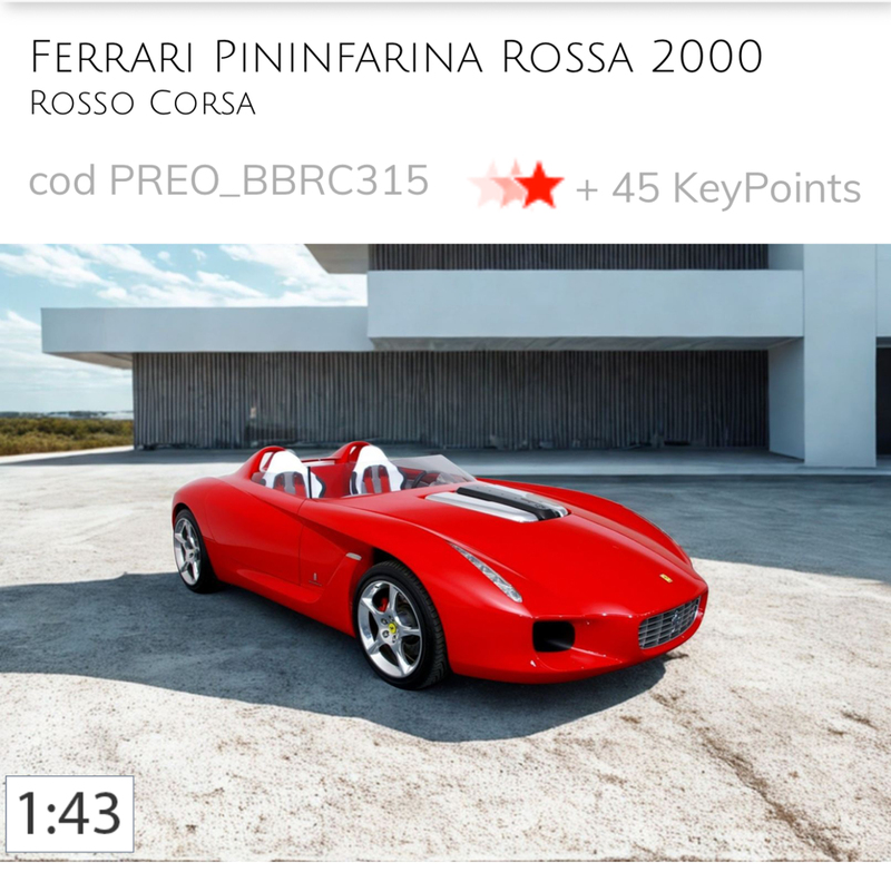 1/43 Bbr Emp Pininfarina 1/43 Bbr Emp Pininfarina