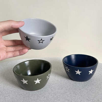 Evaporation cake special bowl, ceramic small bowl, commercial tableware, small soup bowl, children's rice bowl, dipping sauce bowl, seasoning dish, minor defect