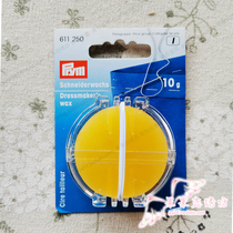  German Prym line wax with pull line box Cross stitch line wax Water-soluble line wax Yellow wax