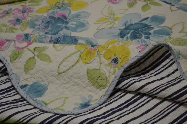 Khăn trải giường bằng vải bông đơn tăng cường mở rộng quilting được bao phủ bởi tấm bông quilting dày quilting giường Hàn Quốc thảm trải giường mùa đông