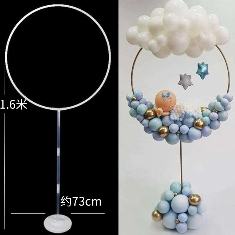 Balloon Earth Floating column bracket ciro balloon flower ring Aerial lap Birthday Party Opening Decoration Placement Tool