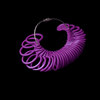 Hong Kong ring size 1 to 33 ring measuring rubber ring 1 set of inner diameter size measuring ring