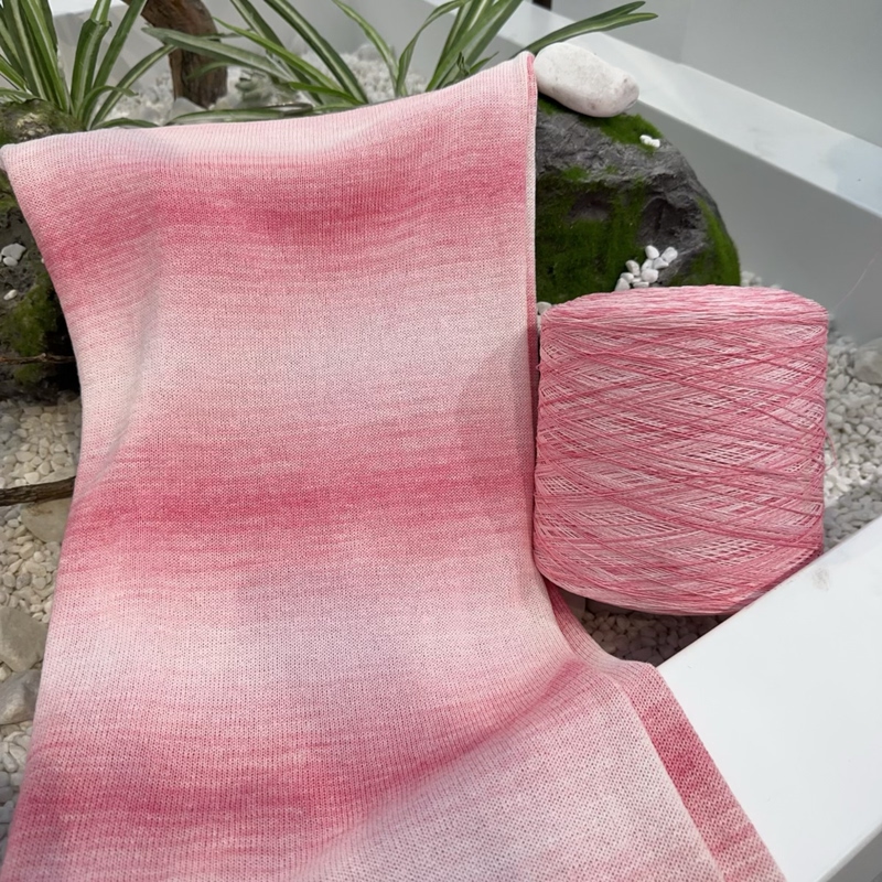 Imported Japanese Paper Yarn for Summer, Spring, and Autumn, Gradient Long-Section Dyeing, Has a Slim Texture, Does Not Pill, Does Not Shrink, Hand-Knitted Crochet Yarn