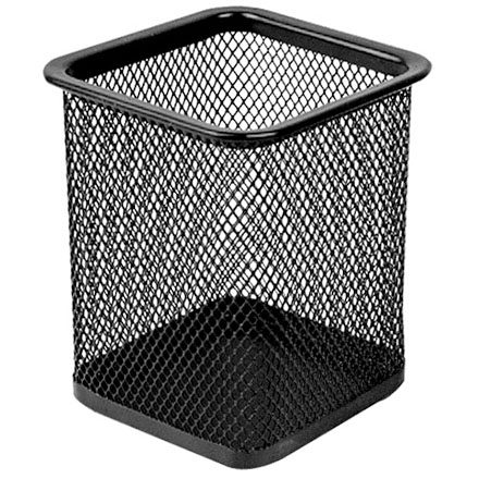 Able (Deli) 9174 square pen holder pen holder metal pen holder metal pen holder