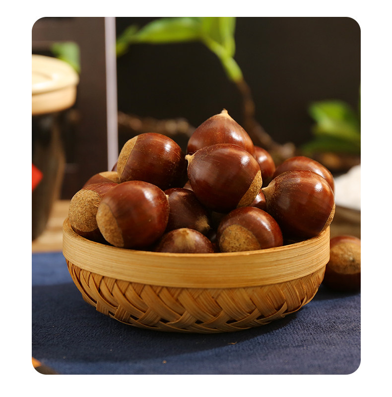 【中国直邮】 爱生活 建瓯锥栗  板栗  农家现摘  中果直径约(2.0-2.3cm)  500g/袋