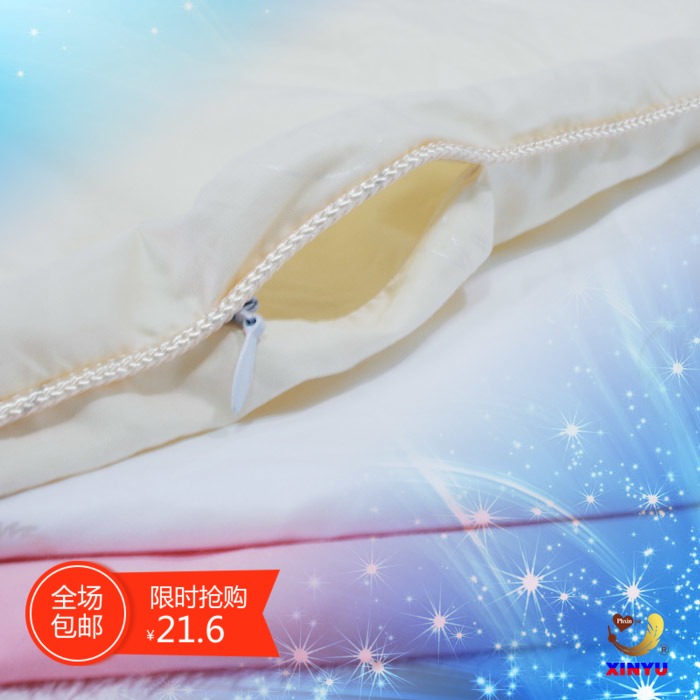 Tianjin satin pillow shell self-filled sealing pillow shell multi-specification plume pillow shell special price