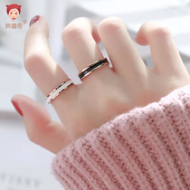 Mouquqi) fetal hair breast milk couple ring diy weaning fetal hair ring preservation fixed ring homemade material including milk