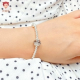 眸趣奇 Детский сувенир, браслет, набор материалов, серебро 925 пробы, семейный стиль