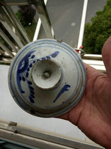  A lid for a blue and white jar