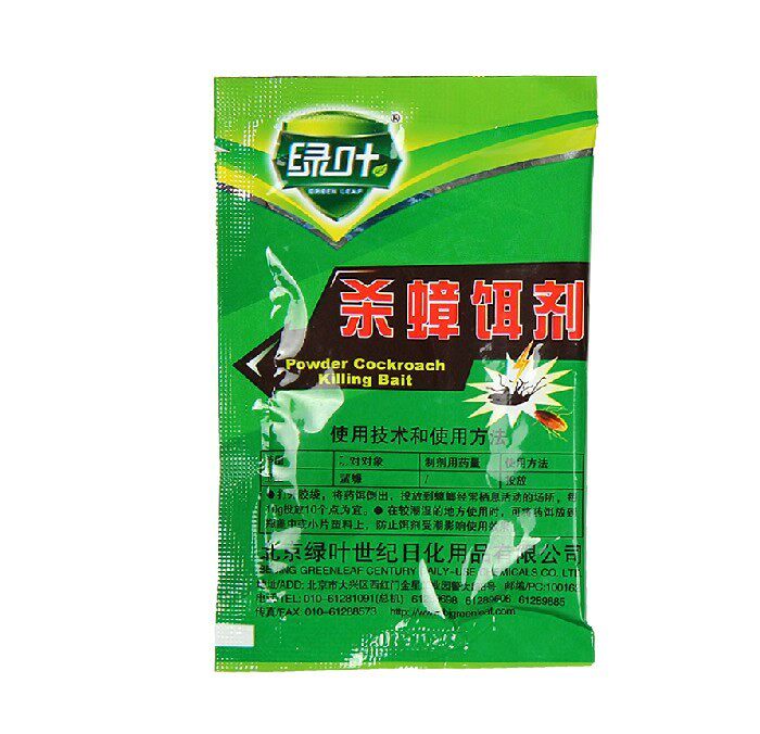 Cockroach Drug Green Leaf Killing Cockroach Kill Cockroach Bait Cockroach cockroach Cockroach Bait powder Except for cockroach Home Effective Trap House Sticker