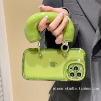 Niche wrist strap bracket suitable for iphone14promax mobile phone case Apple 13pro creative 12 new 11