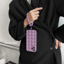 Taro purple chain mobile phone case niche high-end temperament suitable for Apple 13iphone12promax female 11XR