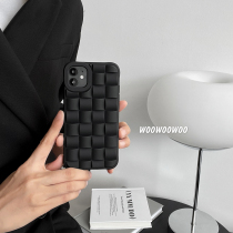 Three-dimensional black mobile phone case niche high-end sense suitable for iphone14 apple 13promax new 12 female 11XR
