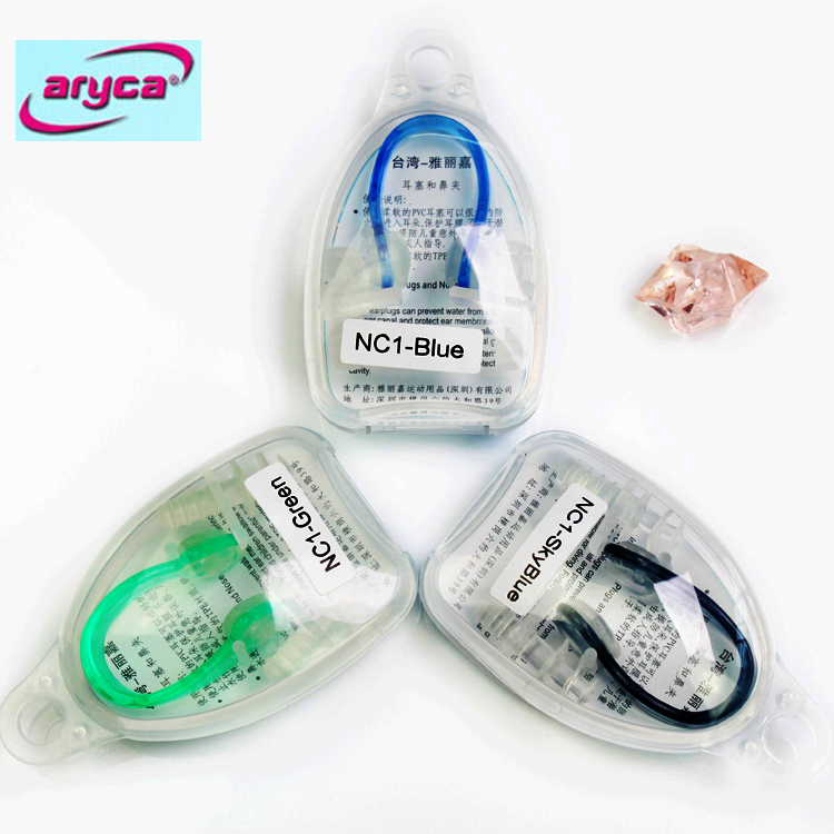 Swimming earplugs waterproof swimming nose clip swimming earplugs noseplugs earplugs nose clip set