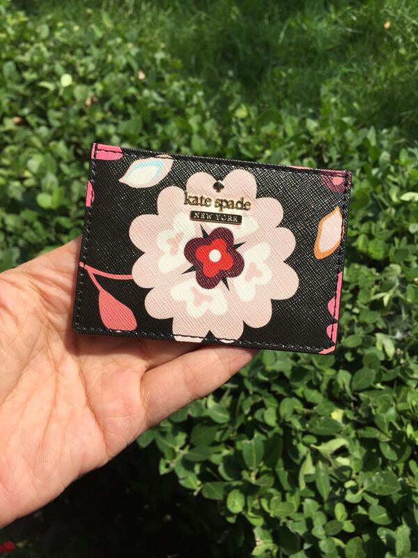 Kate Spade Floral Card Holder