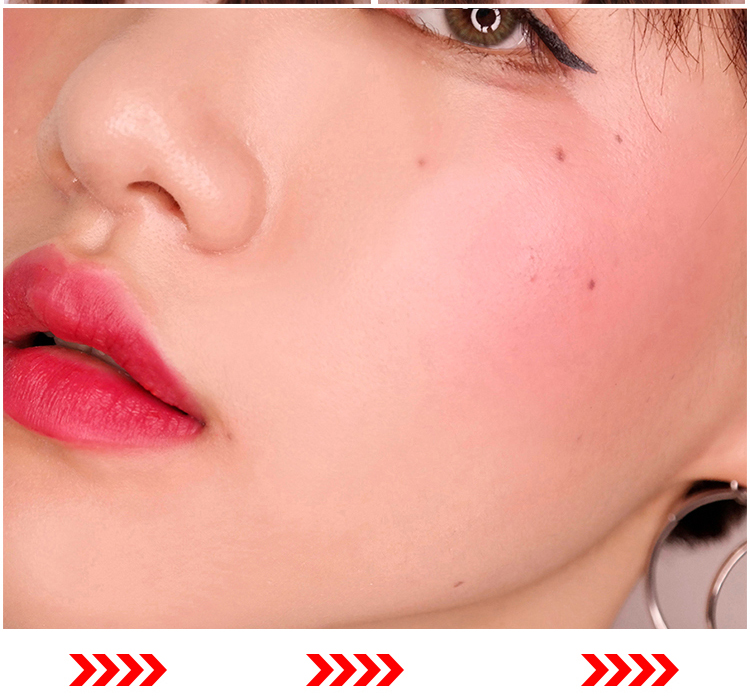 Kem má hồng Hàn Quốc 3CE đa chức năng trang điểm ba trong một, kem mắt và má hai màu cà rốt trái đất màu hồng đào - Blush / Cochineal má hồng