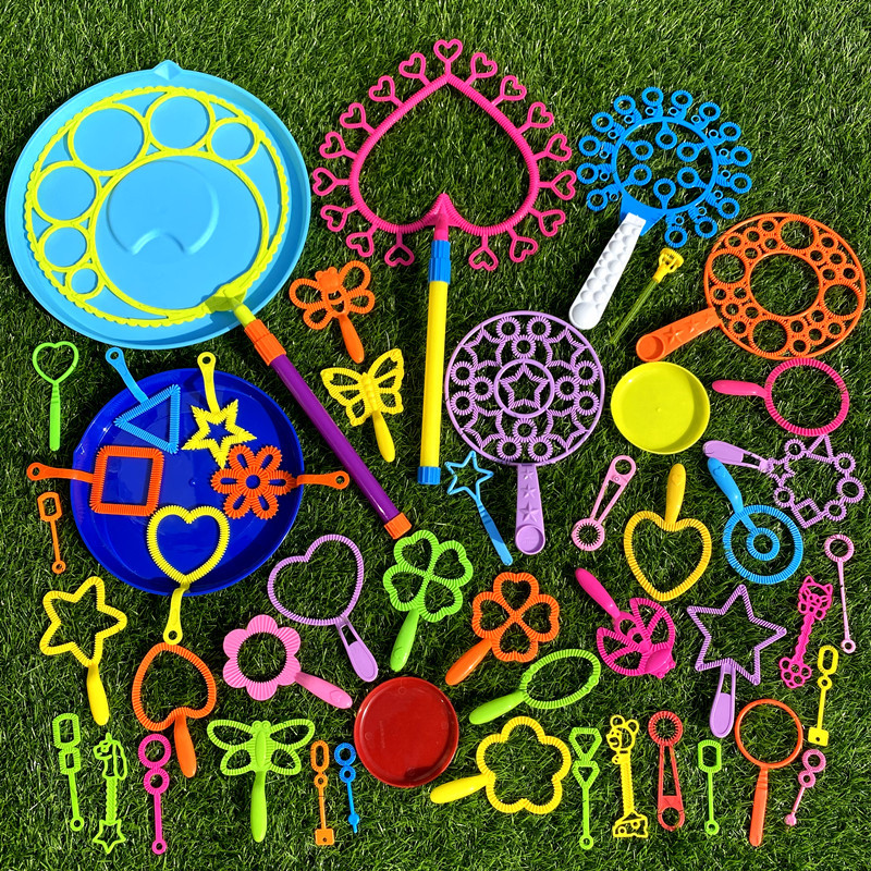 Science Experiment Creative Large and Small Bubble Tools Multi-Shaped Bubble Theme Activities Fun Exploration Soap Bubble Show