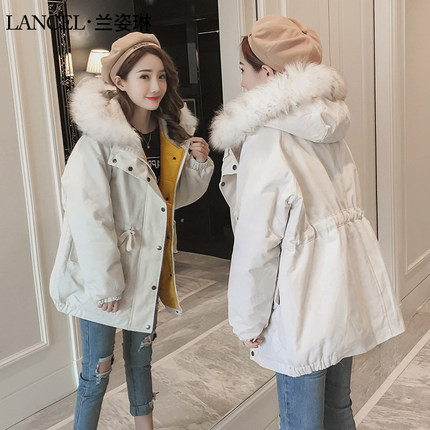 冬季韩版宽松2018新款工装棉服女短款棉袄ins