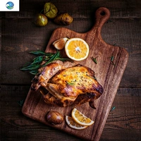 Сплошная древесная пицца доска для пиццы деревянный поднос западные блюда по срезанию десерт деревянная доска с лапшой стейк -стейк -суши горячий горшок стрельба из дерева деревянная тарелка