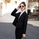 Демисезонный пуховик, куртка, в стиле Шанель